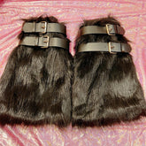 Harajuku Y2K Furry Leg Warmers